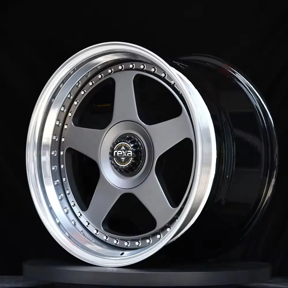 18-22 Inch 3-Piece Forged Car Rims, T6061 Aluminum Alloy, Custom Forged Wheels