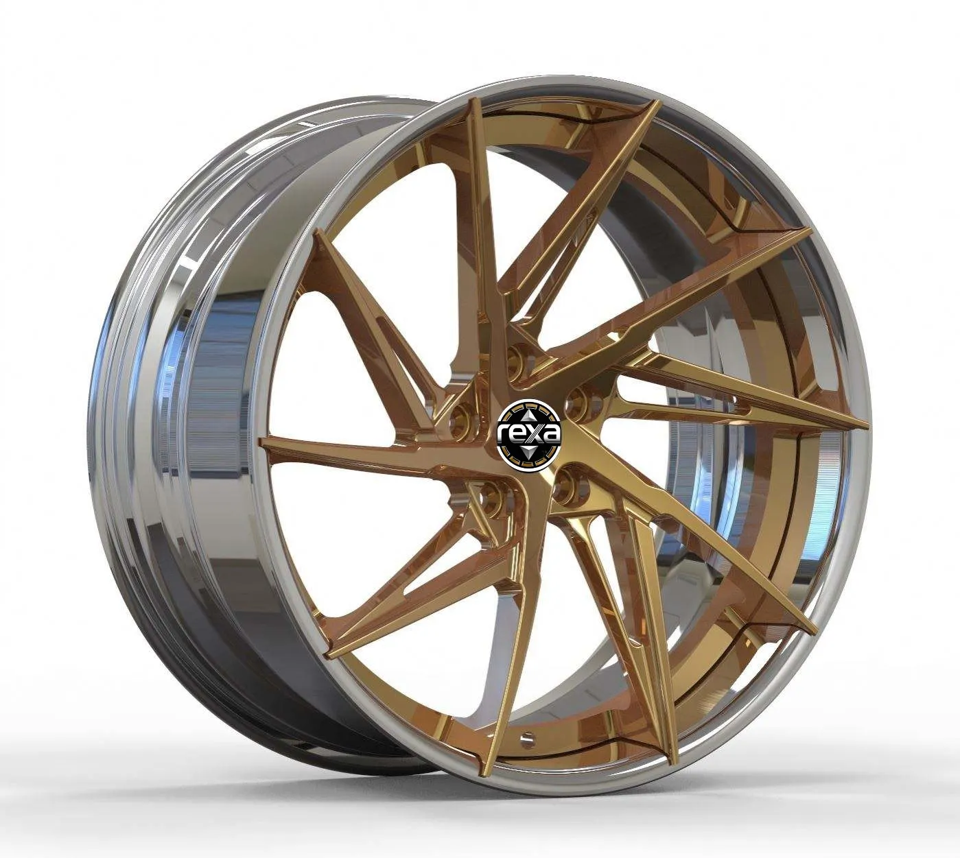 Custom Forged Wheels Rims 18-26 Inch 5X112 Polished Brushed Aluminum Forged Wheels