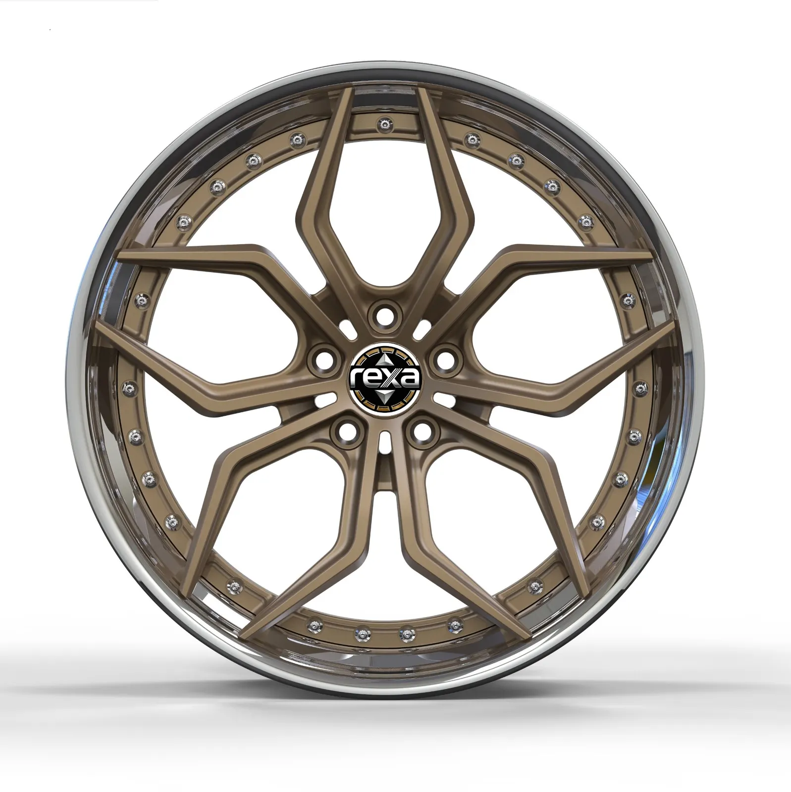 Source Factory 6061-T6 Forged Wheel 17-24 Inch 5x114.3 5x112 30mm ET alternate view