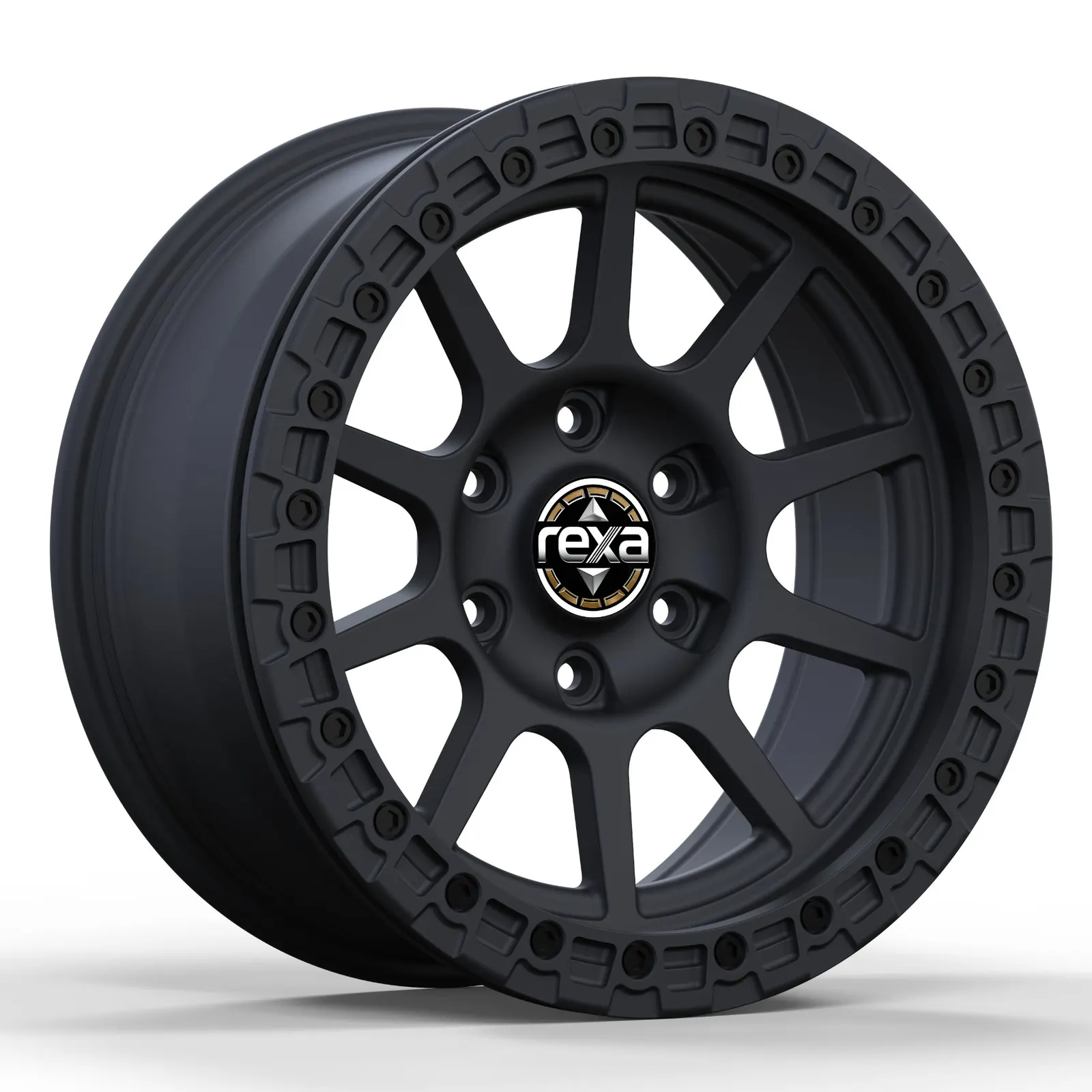 New Factory CNC Custom 17-24 Inch Beadlock Alloy Forged Wheels 5x130 5x150 Mesh Design Passenger Off-Road Fit for SUV and Jeep alternate view