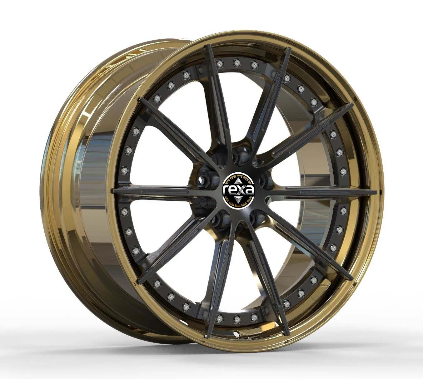 High Quality New Forged Alloy Wheels 17-20 Inch 2 Piece 5x112/114/120 Mesh Design